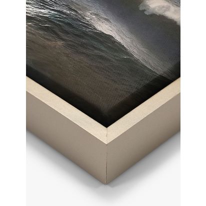 John Lewis William Vanscoy 'Hello Goodbye' Framed Canvas Print, 64.5 x 64.5cm, Orange/Multi Orange/Multi