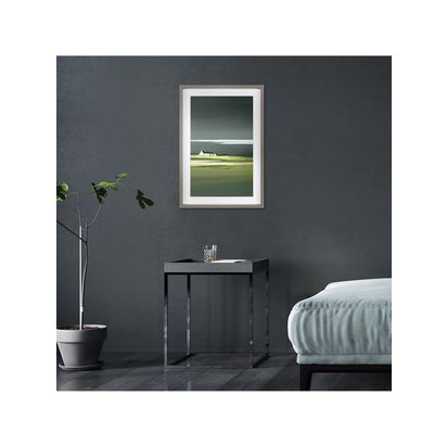 John Lewis Ulyana Hammond 'Ethos' Framed Print & Mount, 60 x 41cm, Green/Grey Green/Grey | H36 x W410 x D600mm