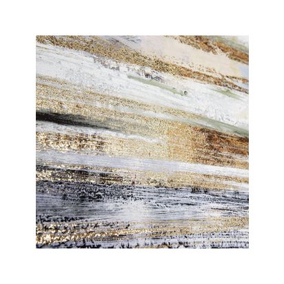 John Lewis Valeria Mravyan 'Eventide' Abstract Framed Canvas, 59 x 134cm, Multi Multi | H30 x W590 x D1340mm