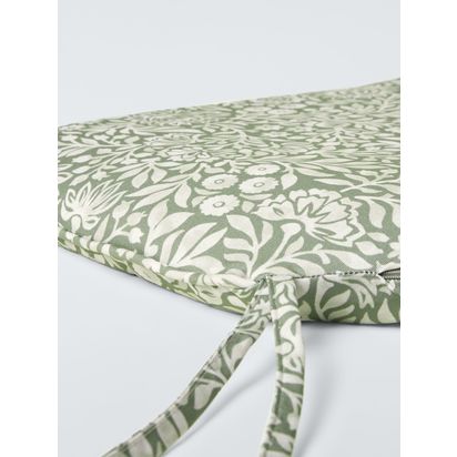 John Lewis Hidcote Seat Pad Green