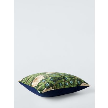 Morris & Co. Pimpernel Velvet Cushion, Midnight Midnight | H45 x W45cm