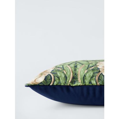 Morris & Co. Pimpernel Velvet Cushion, Midnight Midnight | H45 x W45cm