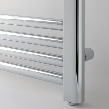 EliteHeat Steel Ladder Heated Towel Rail 25mm Bars - Chrome - 1200 x 500mm