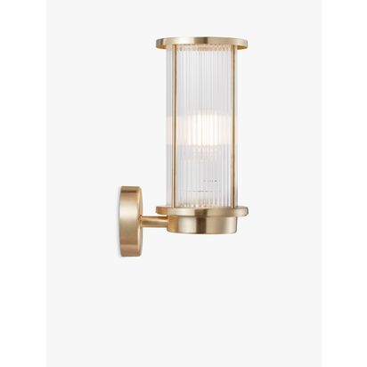 Nordlux Linton Outdoor Wall Light Metallic Brass | H29.80 x W13 x D13cm