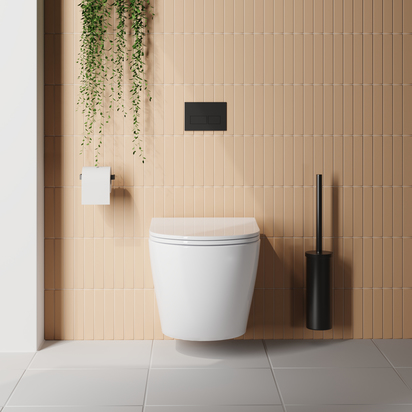Harbour Acclaim Rimless Wall Hung Toilet & Soft Close Seat
