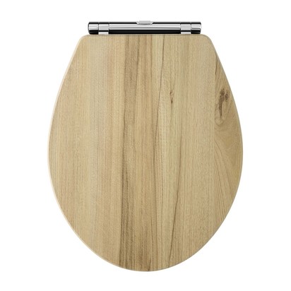 Butler & Rose Catherine Walnut Finish Soft Closing Top Fix Toilet Seat