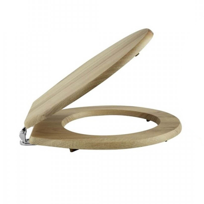 Butler & Rose Catherine Walnut Finish Soft Closing Top Fix Toilet Seat