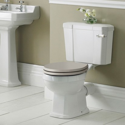 Butler & Rose Catherine Traditional Close Coupled Toilet (Excluding Seat)