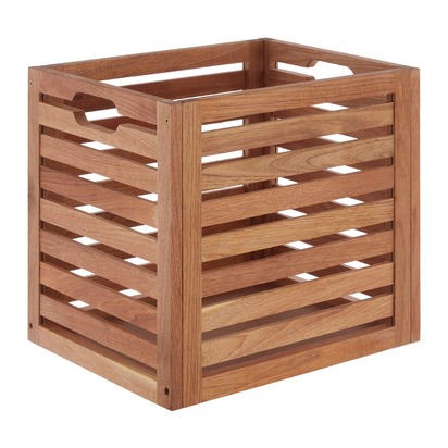 Arla Small Walnut Wood Storage Box
