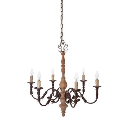 Paulette 6 Arm Chandelier