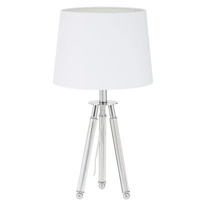 Halia Chrome Finish Tripod Table Lamp