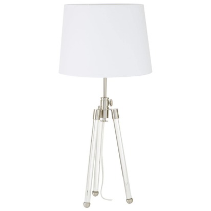 Halia Nickel Finish Tripod Table Lamp