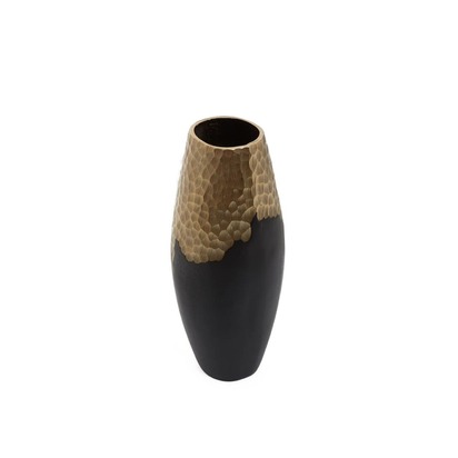 Theonora Small Black and Gold Vase