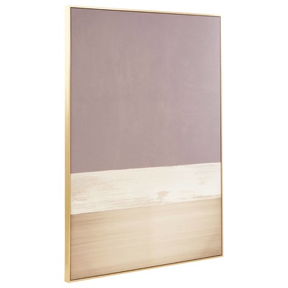 Astratto Canvas Gold and Grey Foil Wall Art