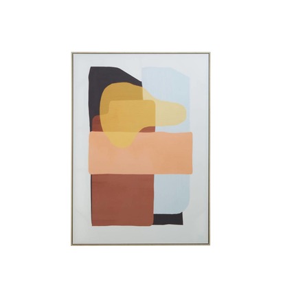Astratto Multi Coloured Canvas Wall Art