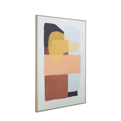 Astratto Multi Coloured Canvas Wall Art