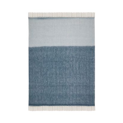 Laura Ashley Bronwen Throw Blue | L130cm x W170cm