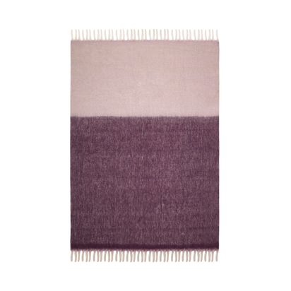Laura Ashley Bronwen Throw Purple | L130cm x W170cm