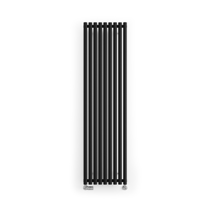Terma Rolo Room Vertical or Horizontal Single Panel Radiator - Heban Black - 1800 x 480mm