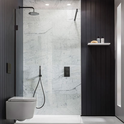 Crosswater MPRO 2 Outlet 2 Handle Shower Bundle - Matt Black