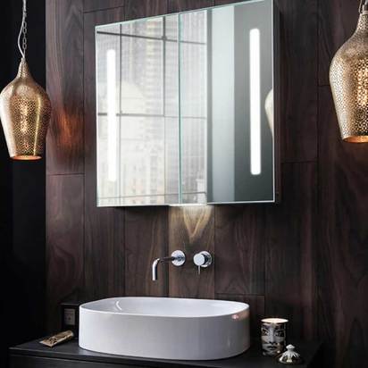 Crosswater Kai Lever Wall Mounted Basin Mixer Tap