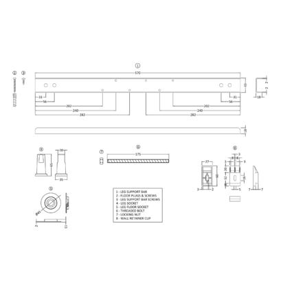 Drench Straight Single Ended Bath - 1600 x 700mm