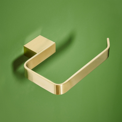 Isla Toilet Roll Holder - Brushed Brass