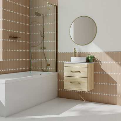 Core Tall Mono Basin Mixer Tap - Brushed Brass