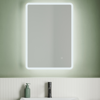 Vellamo LED Illuminated Steam Free Mirror - 500 x 700mm