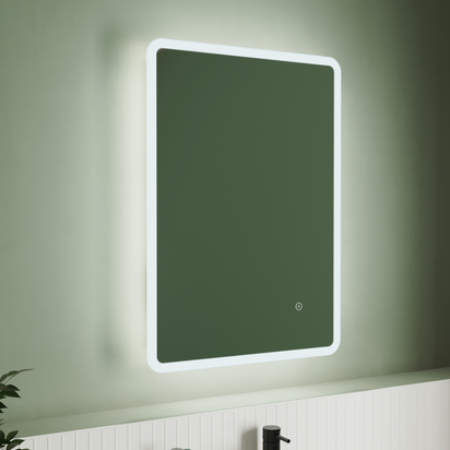 Vellamo LED Illuminated Steam Free Mirror - 500 x 700mm