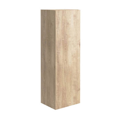 Harbour Virtue 900mm Wall Mounted Tall Storage Cabinet - Rustic Oak