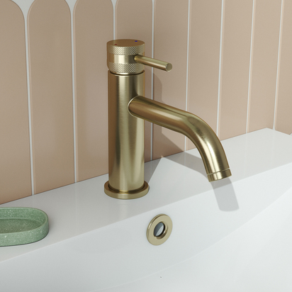 Core Mono Basin Mixer Tap - Brushed Brass