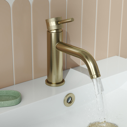 Core Mono Basin Mixer Tap - Brushed Brass