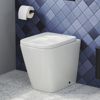 Harbour Unity Rimless Back to Wall Toilet & Wrap Over Soft Close Seat