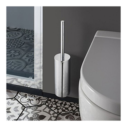 Crosswater MPRO Wall Mounted Brushed Stainless Steel Toilet Brush Set