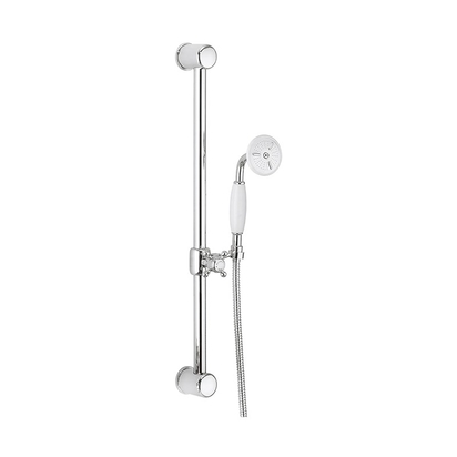 Crosswater Belgravia 600mm Slide Rail Kit with Handset & Hose - Chrome