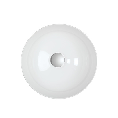 Crosswater Circus White 300mm Round Countertop Basin