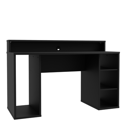 Carter Black Gaming Desk with Colour Changing LED