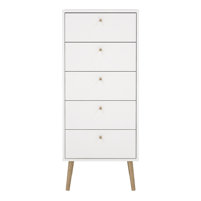 Benson 3 Chest 5 Drawers White