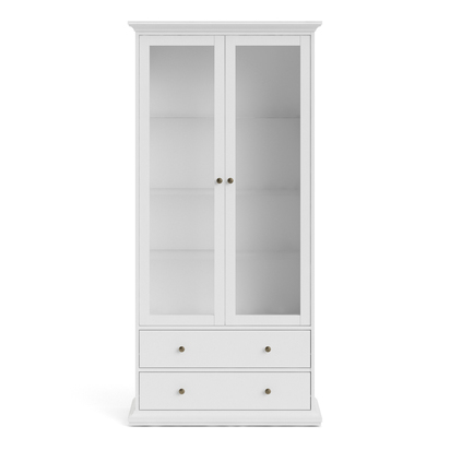 Sutton China cabinet in White