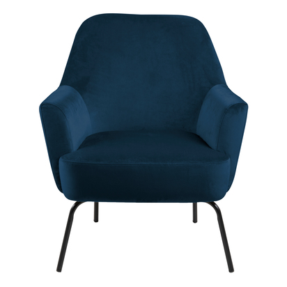 Weston 2 Lounge Chair in Navy Blue