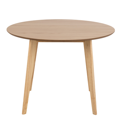 Harper 3 Round Dining Table in Oak 105cm