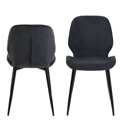 Norbury 2 Dining Chair in Anthracite Set of 4