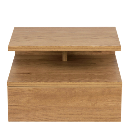 Skye 2 Bedside Table with 1 Drawer in Oak