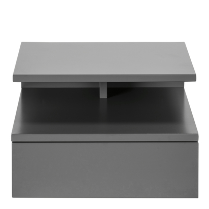 Skye 2 Bedside Table with 1 Drawer in Grey