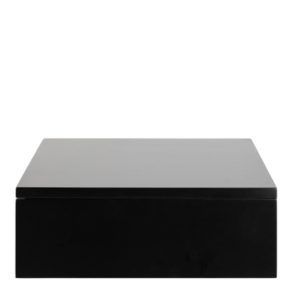 Eldon 2 Square Bedside Table with 1 Drawer in Black