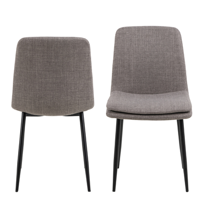 Alba 2 Dining Chair in Light Brown Set of 4