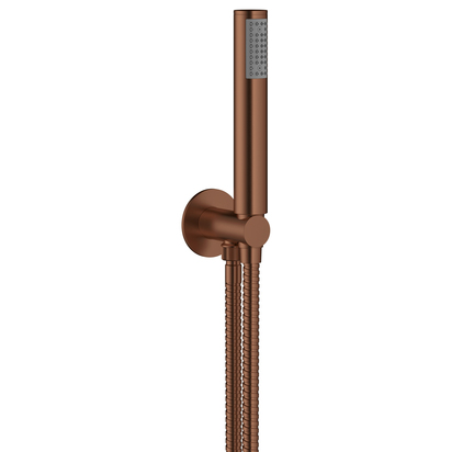 Crosswater MPRO Shower Handset with Wall Outlet and Hose - Brushed Bronze