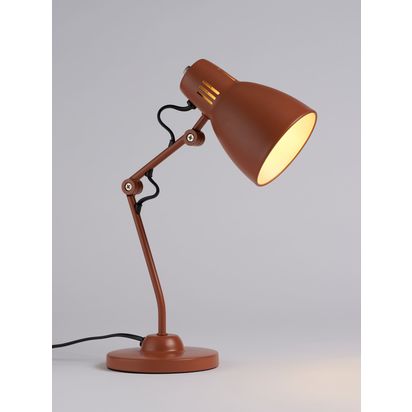 John Lewis Tony Desk Lamp Auburn | H38 x W13.5 x D24cm