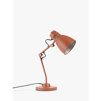 John Lewis Tony Desk Lamp Auburn | H38 x W13.5 x D24cm